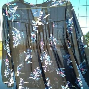 Mixmax sheer blouse